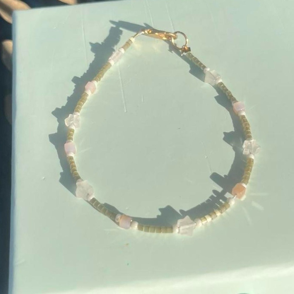 Handmade Dainty Beaded Bracelet